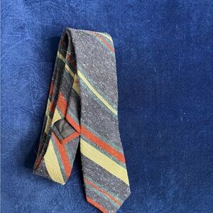 Dapper ✨J. Crew Blue and Yellow and Red Striped Tie 👔